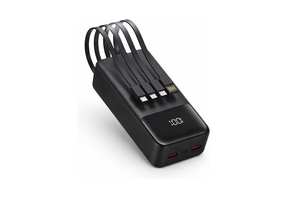 TAKEMORE POWER BANK P861 [Type-C][Lightning][Micro][USB][22.5W][10000mAh][Black]