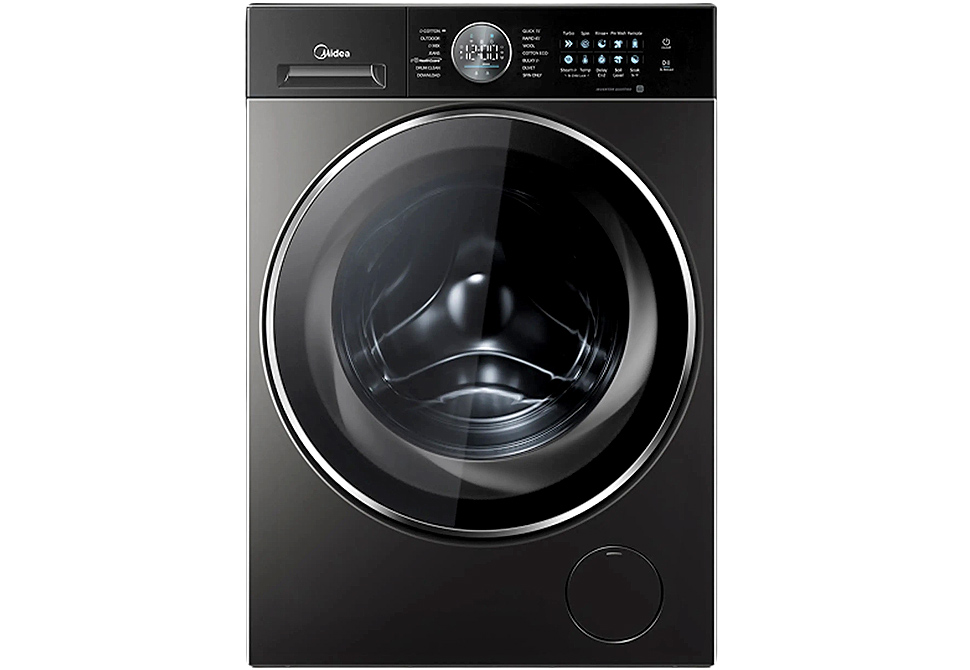 MIDEA 10kg WASHING MACHINE Lunar Series MF210W100BA30/T [+Steam][1400rpm][WiFi][A-30][Dark-Metal]
