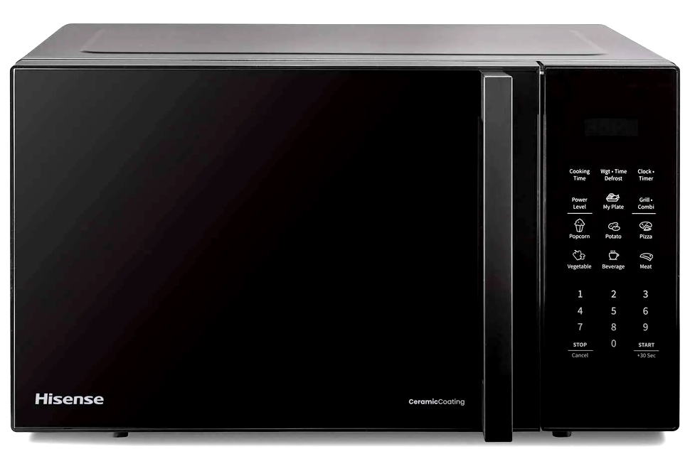 HISENSE 23L MICROWAVE OVEN H23MOBS5HG [+Grill][800W][Digital][Counter-Top][Black] 485×293×410mm