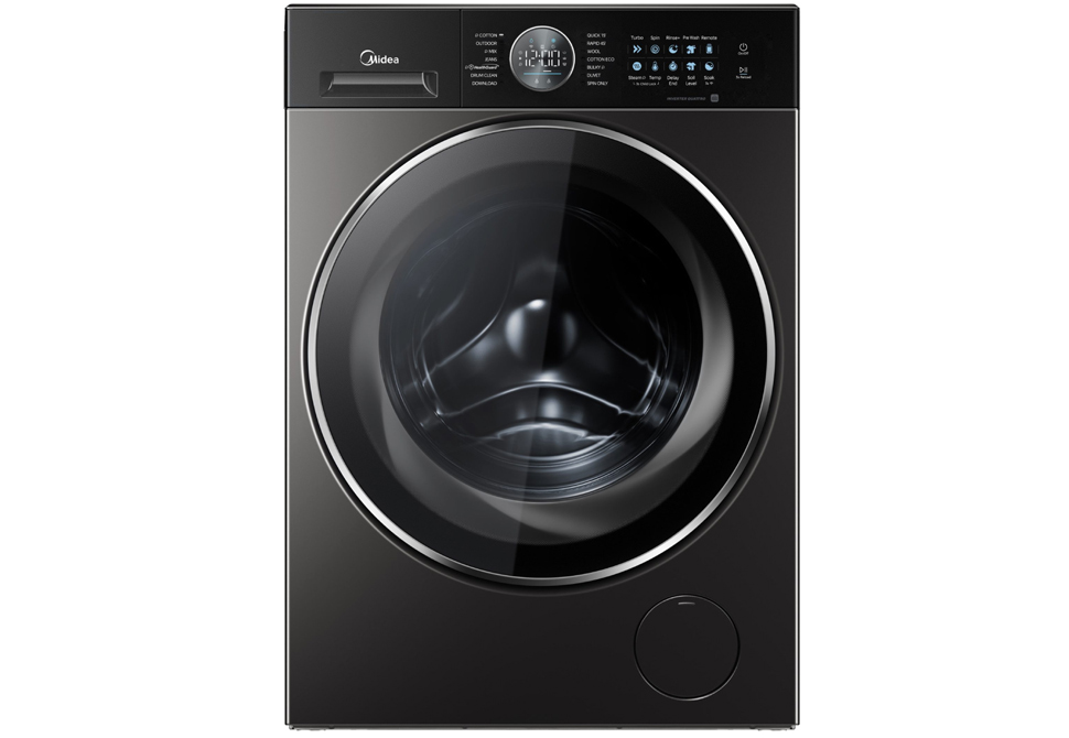 MIDEA 10kg Deluxe Tumble Dryer MD210H100DB/TCY [Auto-Evaporator][B][Anti-Crease][Dark-Metal][Wty:5Y]