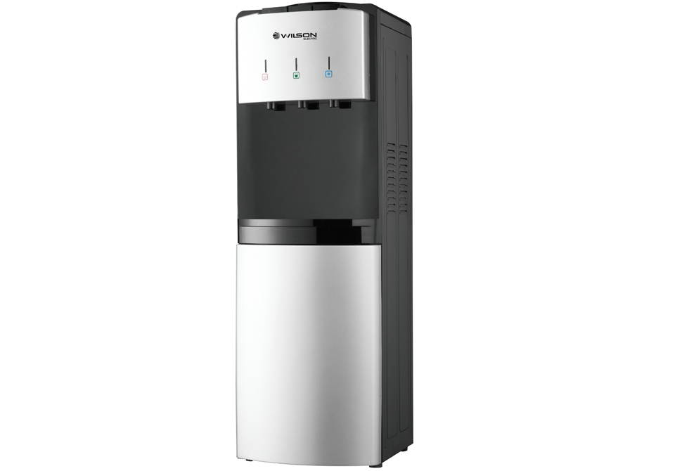 WILSON WATER DISPENSER WWDFSR35S [Top-Loading][Fridge Cabinet][Black-Silver]