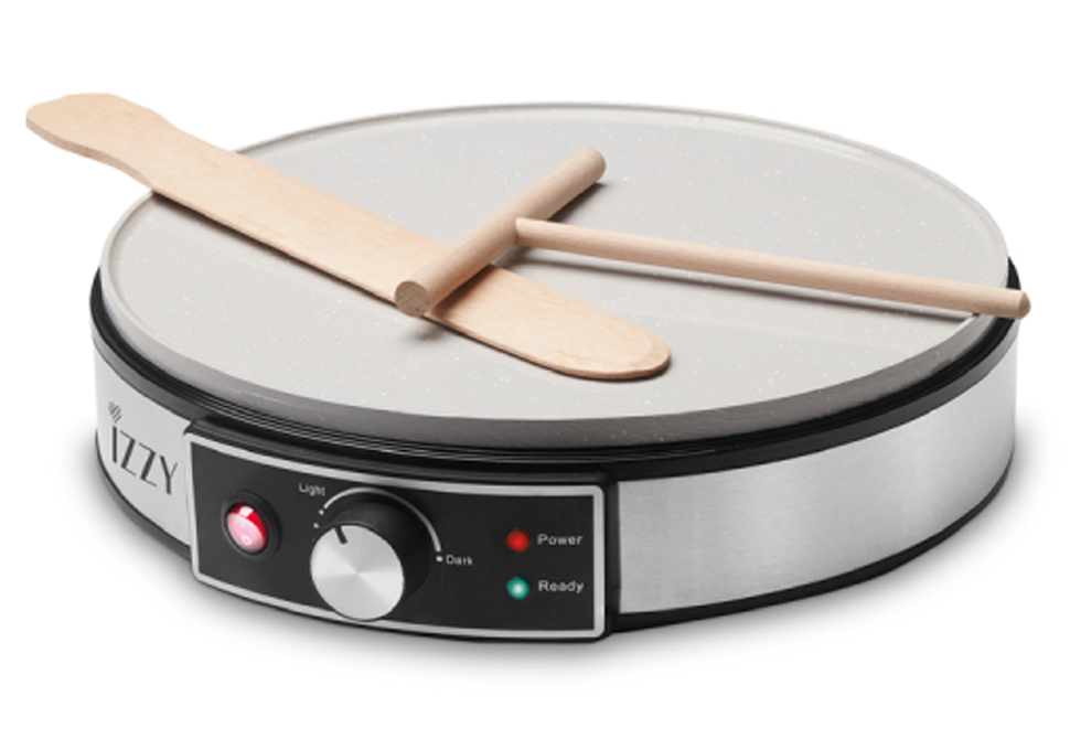 IZZY Crepe Machine IZ-2014 [1400W][30cm][Ceramic][Inox]