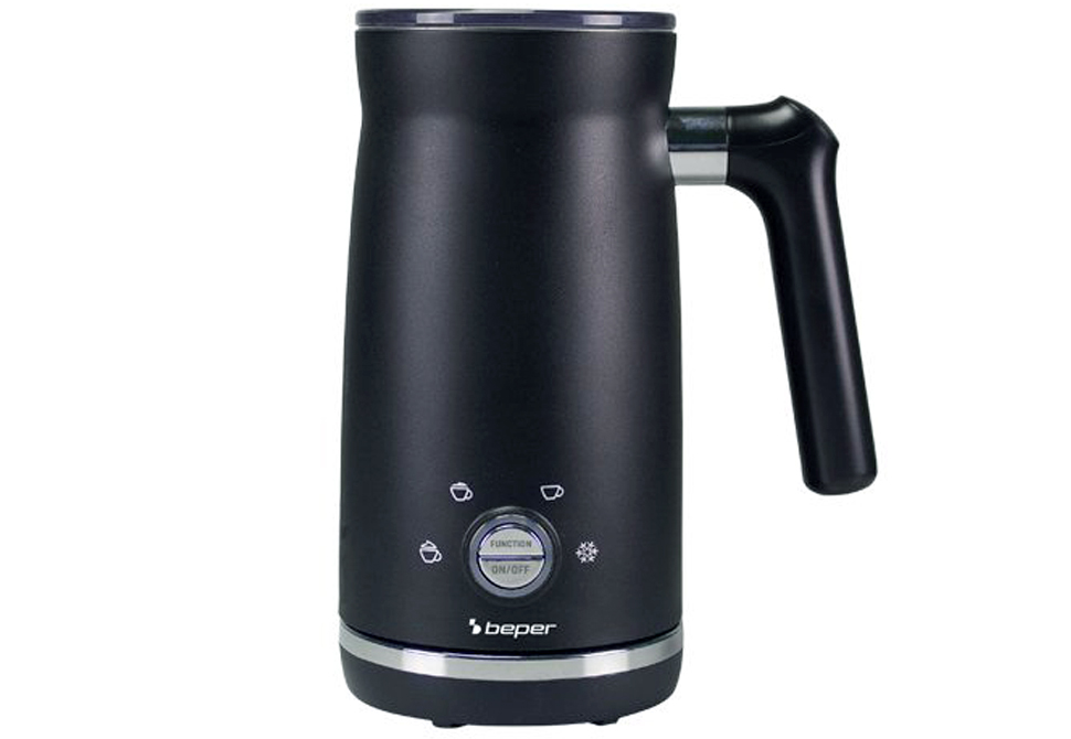 BEPER MILK FROTHER P101CAF001 [500ml] [Hot+Cold] [500W] [Black]