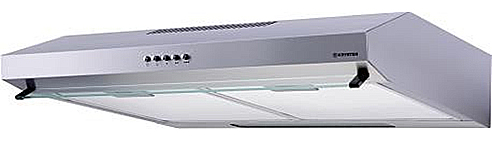 KRYSTER Kitchen Hood KH69S [60cm][Extra-Slim][Μetal] 600x300–460x160mm