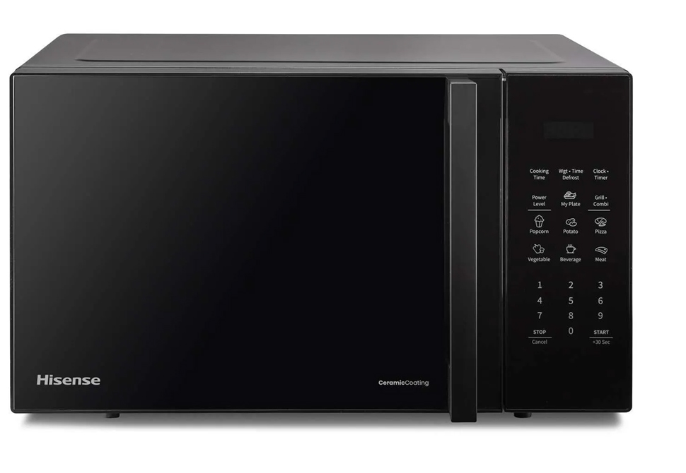 HISENSE 29L MICROWAVE OVEN H29MOBS9HG [+Grill][900W][Digital][Counter-Top][Black] 495×290×395mm
