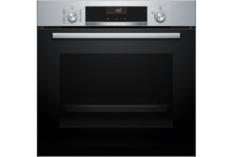 BOSCH INOX 71L OVEN HBG536ES4  [A+][+TELESCOPIC RAIL][+AIR-FRY TRAY] Series 6