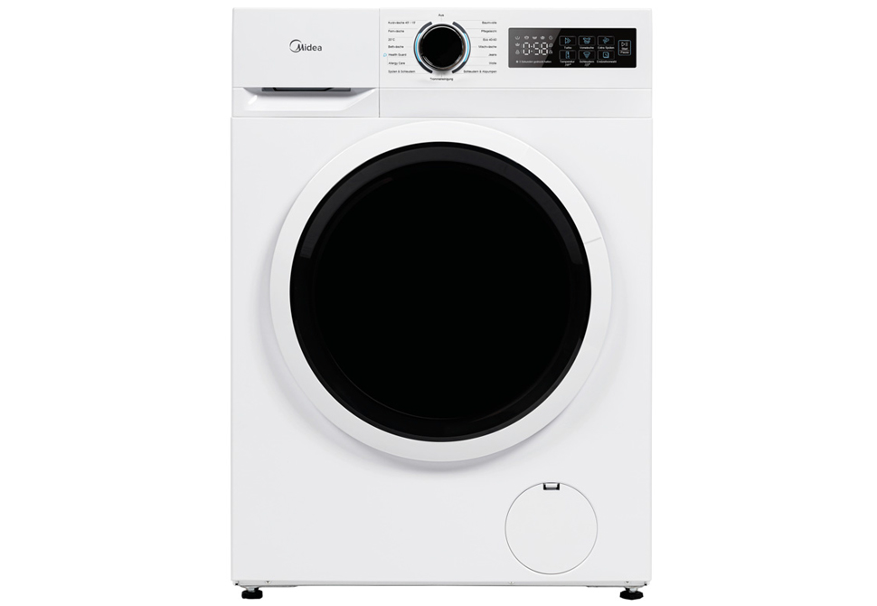 MIDEA 7kg Washing Machine MF110W70B/W [Slim-45cm][A][1200rpm][White]