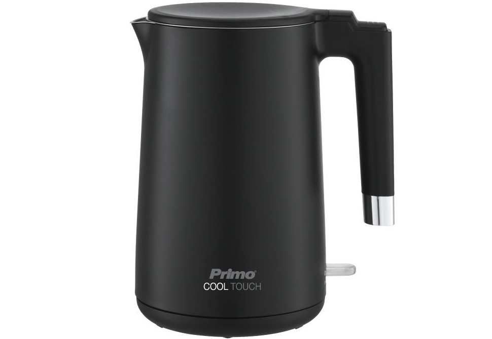 PRIMO 1.5L BLACK INOX COOL TOUCH KETTLE [DOUBLE WALL] 40428 2200W