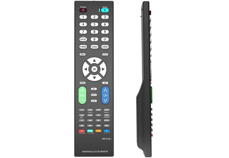 AVTC Compatible TV Remote Control RM-0145 [TCL/LG/JVC/RCA/Hitachi/Samsung/Sony/Sharp/Hisense...