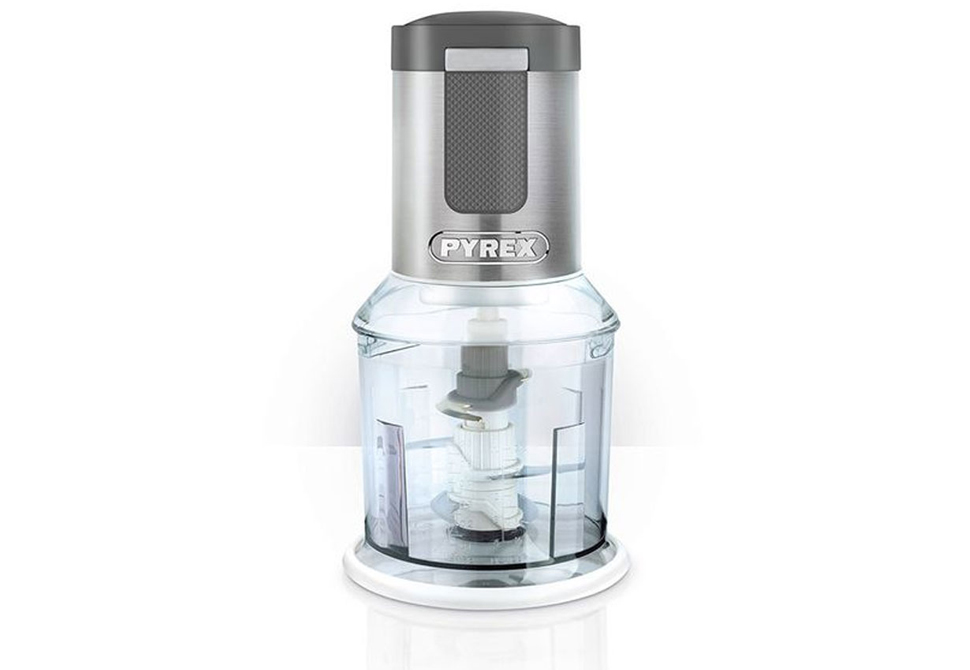 PYREX Multi-Chopper SB-223 [600ml][700W][2 Speed][TriBlade][Silver]