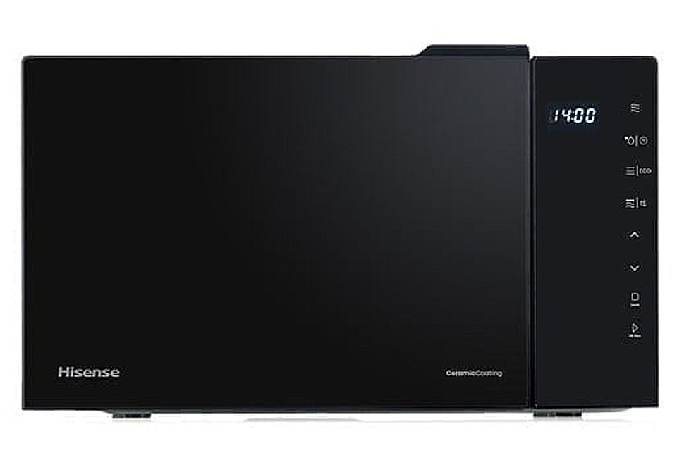 HISENSE 23L MICROWAVE OVEN H23MOBS5HG4 [+Grill][800W][Digital][Counter-Top][Black] 480×300×371mm